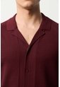 Camisa Manga Corta Tejida Para Hombre Lumbre Camisa Manga Corta Tejida Para Hombre Lumbre Vinotinto S VÉLEZ de Vélez