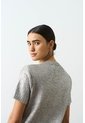 Camiseta Manga Corta Tejida Para Mujer Aura Camiseta Manga Corta Tejida Para Mujer Aura Plata M VÉLEZ de Vélez