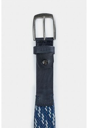 Cinturón Unifaz De Cuero Y Cordón Para Hombre Ciruela Cinturón Unifaz De Cuero Y Cordón Para Hombre Ciruela Azul Oscuro 42 VÉLEZ