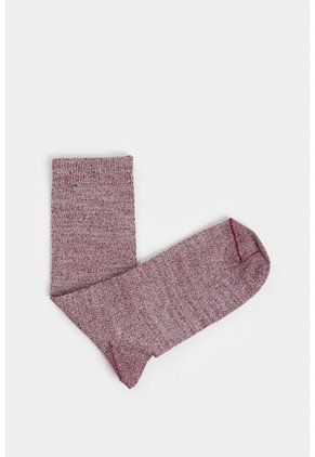 Calcetín Media Pierna En Algodón Para Mujer Uva Calcetín Media Pierna En Algodón Para Mujer Uva Vinotinto XS VÉLEZ