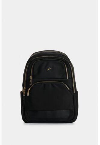 Tula Morral En Lona Y Cuero Para Mujer Biel Tula Morral En Lona Y Cuero Para Mujer Biel Negro VÉLEZ Vélez