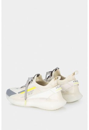 Tenis Deportivos VZ Fly Up Para Mujer Piezas De Cuero Blanco