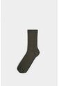 Calcetines Media Pierna Acanalado Para Hombre Diseño Deportivo Calcetines Media Pierna Acanalado Para Hombre Diseño Deportivo Verde XS VÉLEZ de Vélez