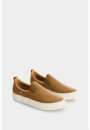 Mocasines De Cuero Grabado Para Mujer Anastasia Mocasines De Cuero Grabado Para Mujer Anastasia Miel 34 VÉLEZ