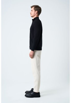 Sweater Misuri Tejido Para Hombre Cuello Alto Sweater Misuri Tejido Para Hombre Cuello Alto Negro L VÉLEZ