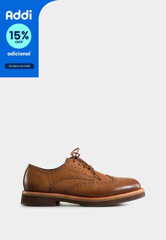 Zapatos Cordón Brogue De Cuero Para Hombre Cortes Tradicionales Zapatos Cordón Brogue De Cuero Para Hombre Cortes Tradicionales Miel 44 VÉLEZ Vélez