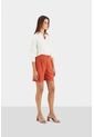 Short Tiro Alto Para Mujer Tejido Plano Short Tiro Alto Para Mujer Tejido Plano Naranja 05 Vélez de Vélez