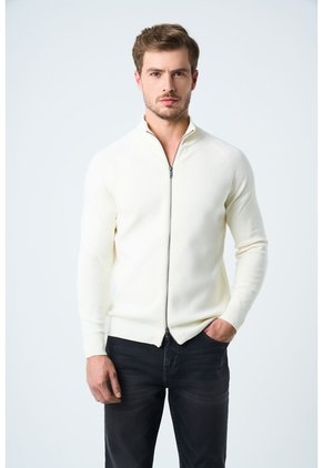 Sweater Misuri Tejido Para Hombre Cuello Alto Sweater Misuri Tejido Para Hombre Cuello Alto Crema L VÉLEZ