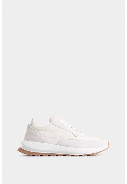 Tenis Castor De Cuero Y Textil Para Hombre Apariencia Deportiva Tenis Castor De Cuero Y Textil Para Hombre Apariencia Deportiva Blanco 42 VÉLEZ