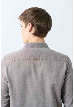 Camisa Oxford Manga Larga Calagua Para Hombre Semifitted Camisa Oxford Manga Larga Calagua Para Hombre Semifitted Tabaco XS VÉLEZ