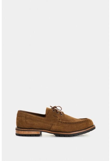 Zapatos De Cordón De Cuero Gamuzado Para Hombre Gael Zapatos De Cordón De Cuero Gamuzado Para Hombre Gael Arena 46 VÉLEZ