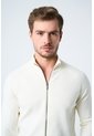 Sweater Misuri Tejido Para Hombre Cuello Alto Sweater Misuri Tejido Para Hombre Cuello Alto Crema L VÉLEZ de Vélez