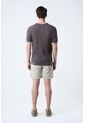 Bermuda Marfil En Lino Para Hombre Silueta Amplia Bermuda Marfil En Lino Para Hombre Silueta Amplia Arena 36 VÉLEZ de Vélez