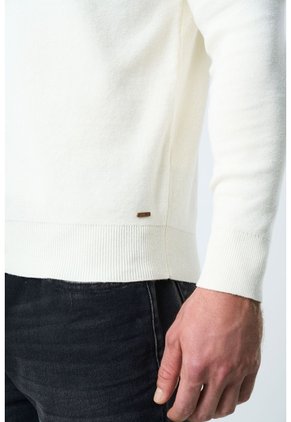 Sweater Misuri Tejido Para Hombre Cuello Alto Sweater Misuri Tejido Para Hombre Cuello Alto Crema L VÉLEZ