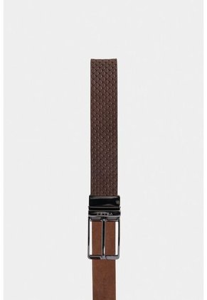 Cinturón Doble Faz Pavia De Cuero Para Hombre Punta Cuadrada Cinturón Doble Faz Pavia De Cuero Para Hombre Punta Cuadrada Cafe 44 Vélez