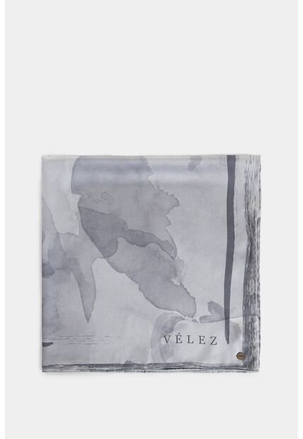 Pañuelo Pequeño En Tejido Plano Para Mujer Sombra Pañuelo Pequeño En Tejido Plano Para Mujer Sombra Gris XS VÉLEZ