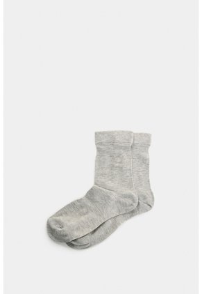 Calcetines Media Pierna Tejidos Para Hombre Detalle Acanalado Calcetines Media Pierna Tejidos Para Hombre Detalle Acanalado Gris XS VÉLEZ