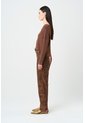 Pantalón Recto De Cuero Para Mujer Glass Pantalón Recto De Cuero Para Mujer Glass Bronce 10 VÉLEZ de Vélez