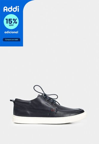 Botas Casual Replay De Cuero Para Hombre Liso Azul Botas Casual Replay De Cuero Para Hombre Liso Azul 38 VÉLEZ Vélez