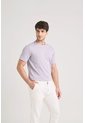 Camiseta Micropima Arizona Para Hombre Semi Ajustada Camiseta Micropima Arizona Para Hombre Semi Ajustada Lila XL VÉLEZ de Vélez