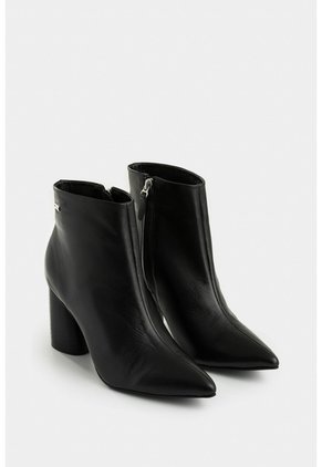 Botines Agata De Cuero Para Mujer Silueta Punta Botines Agata De Cuero Para Mujer Silueta Punta Negro 35 VÉLEZ