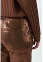 Pantalón Recto De Cuero Para Mujer Glass Pantalón Recto De Cuero Para Mujer Glass Bronce 10 VÉLEZ de Vélez