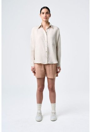 Camisa Manga Larga Boreal Para Mujer Fit Holgado Camisa Manga Larga Boreal Para Mujer Fit Holgado Arena L VÉLEZ