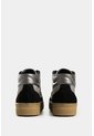 Tenis Tipo Bota Magena De Cuero Para Mujer Acabado Vintage Tenis Tipo Bota Magena De Cuero Para Mujer Acabado Vintage Negro 35 VÉLEZ de Vélez