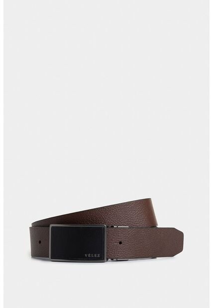 Cinturón Doble Faz De Cuero Chapa Cinturón Doble Faz De Cuero Chapa Combinado 38 VÉLEZ