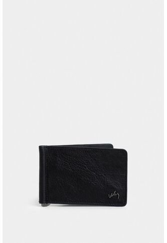 Porta Billetes Spello De Cuero Para Hombre Gancho Metálico Porta Billetes Spello De Cuero Para Hombre Gancho Metálico Negro VÉLEZ Vélez