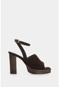 Sandalia Plataforma En Cuero Gamuzado Para Mujer Misak Sandalia Plataforma En Cuero Gamuzado Para Mujer Misak Cafe 41 VÉLEZ de Vélez