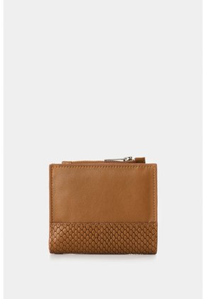 Billetera De Cuero Grabado Para Mujer Golden Billetera De Cuero Grabado Para Mujer Golden Miel VÉLEZ