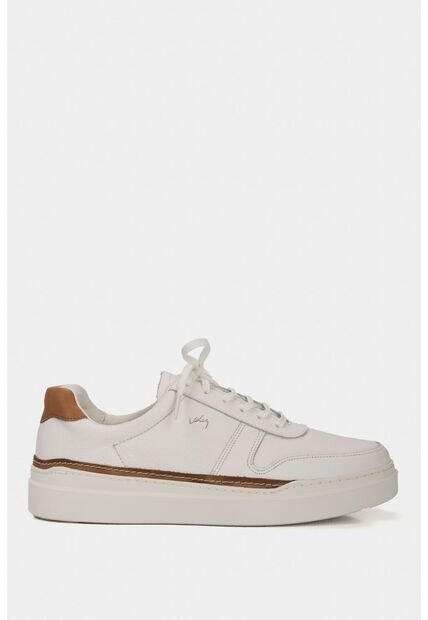 Tenis Casual Whited De Cuero Para Hombre Contrastes Blanco Tenis Casual Whited De Cuero Para Hombre Contrastes Blanco 42 Vélez