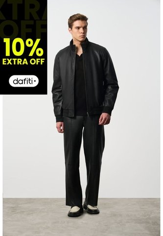 Chaqueta Clásica Doble Faz De Cuero Para Hombre Luminia Chaqueta Clásica Doble Faz De Cuero Para Hombre Luminia Negro L VÉLEZ Vélez