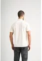 Polo Lucca Manga Corta Para Hombre Texturizada Polo Lucca Manga Corta Para Hombre Texturizada Crema XL VÉLEZ de Vélez