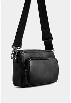 Manos Libres Kansas 2 De Cuero Para Hombre Slim Manos Libres Kansas 2 De Cuero Para Hombre Slim Negro VÉLEZ