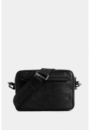 Manos Libres Kansas 2 De Cuero Para Hombre Slim Manos Libres Kansas 2 De Cuero Para Hombre Slim Negro VÉLEZ