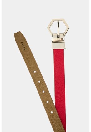 Cinturón Doble Faz En Cuero Para Mujer Aura Cinturón Doble Faz En Cuero Para Mujer Aura Rojo S VÉLEZ