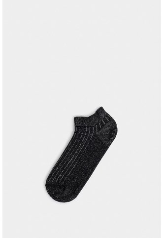 Calcetines Tobilleros Sereno Para Mujer Detalle Lúrex Calcetines Tobilleros Sereno Para Mujer Detalle Lúrex Negro XS VÉLEZ Vélez