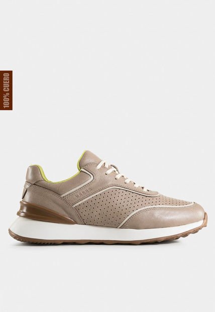 Tenis Dalí De Cuero Para Hombre Detalle De Perforado Tenis Dalí De Cuero Para Hombre Detalle De Perforado Arena 44 Vélez