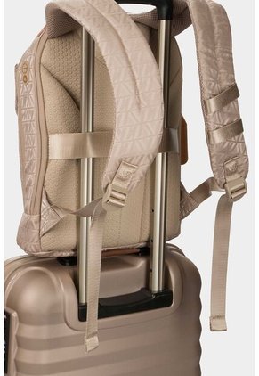 Morral Bloom Jacquard VZ Para Mujer Chapa Metálica Beige Morral Bloom Jacquard VZ Para Mujer Chapa Metálica Beige Vélez