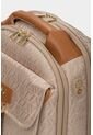 Morral Bloom Jacquard VZ Para Mujer Chapa Metálica Beige Morral Bloom Jacquard VZ Para Mujer Chapa Metálica Beige Vélez de Vélez