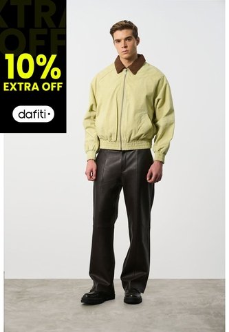 Chaqueta Bomber En Gamuza Croco Para Hombre Chaqueta Bomber En Gamuza Croco Para Hombre Amarillo S VÉLEZ Vélez