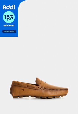 Mocasines Oporto De Cuero Para Hombre Efecto Tamponado Mocasines Oporto De Cuero Para Hombre Efecto Tamponado Miel 40 VÉLEZ Vélez