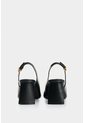 Tacones Cerrados San Joaquin De Cuero Para Mujer Detalle Contraste Tacones Cerrados San Joaquin De Cuero Para Mujer Detalle Contraste Negro 41 VÉLEZ de Vélez