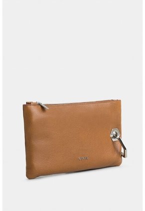 Cosmetiquera Lucía De Cuero Para Mujer Herraje Hexagonal Cosmetiquera Lucía De Cuero Para Mujer Herraje Hexagonal Miel Vélez