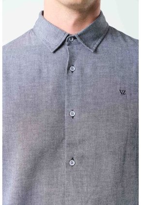 Camisa Oxford Manga Larga Calagua Para Hombre Semifitted Camisa Oxford Manga Larga Calagua Para Hombre Semifitted Negro M VÉLEZ