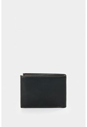 Billetera De Cuero Para Hombre Costuras 3 Billetera De Cuero Para Hombre Costuras 3 Negro VÉLEZ