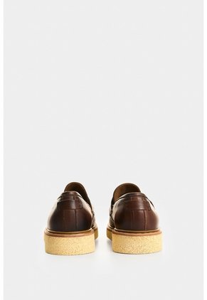 Mocasines De Cuero Liso Para Hombre Breeze Mocasines De Cuero Liso Para Hombre Breeze Miel 42 VÉLEZ