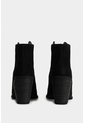 Botines Alpha De Cuero Gamuzado Para Mujer Silueta Asimétrica Botines Alpha De Cuero Gamuzado Para Mujer Silueta Asimétrica Negro 34 VÉLEZ de Vélez
